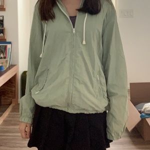 Green brandy Melville windbreaker